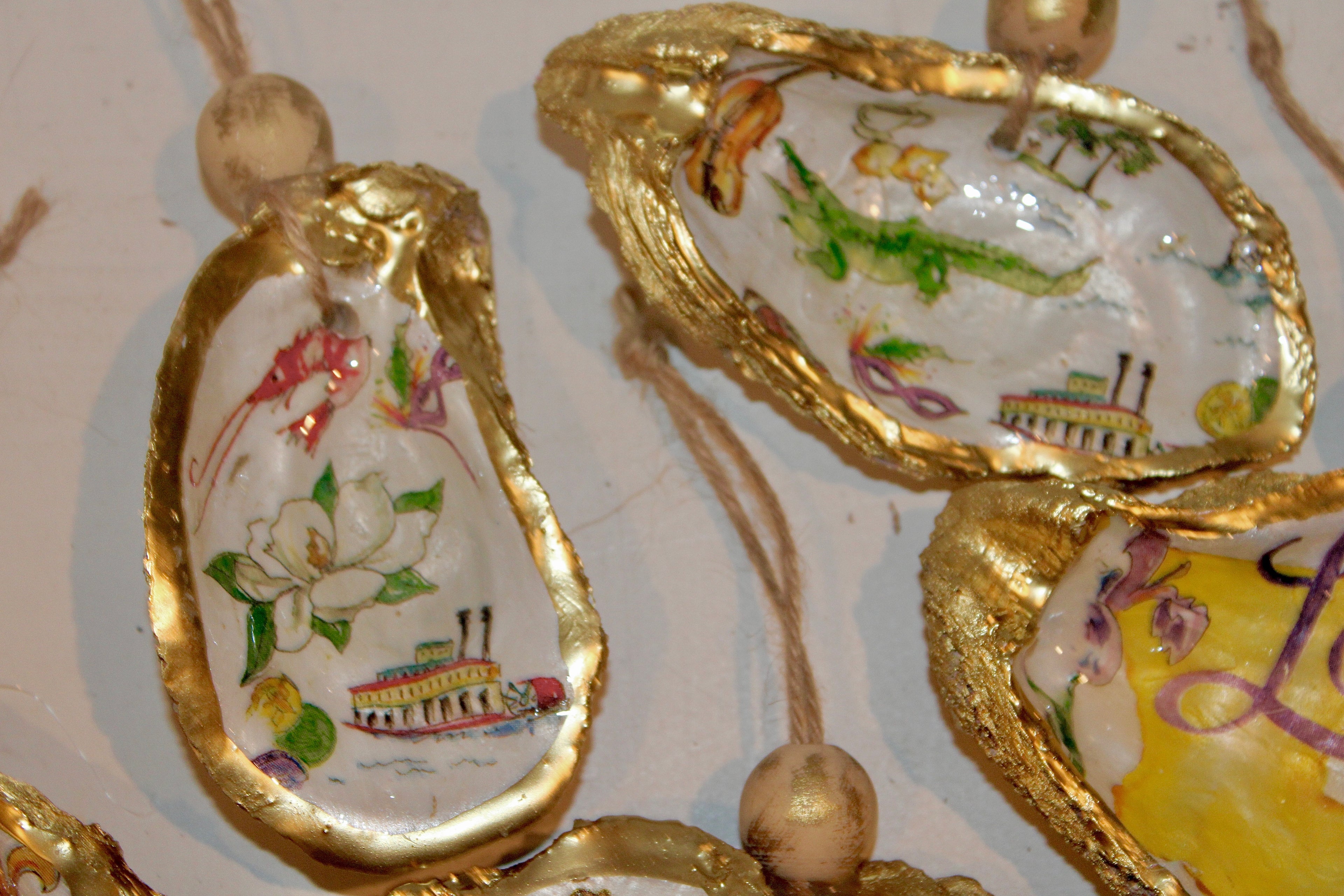 Louisiana Theme Ornaments