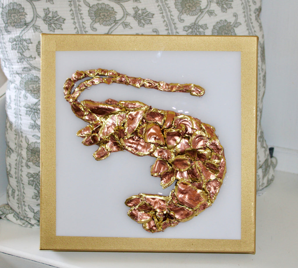Crawfish on canvas