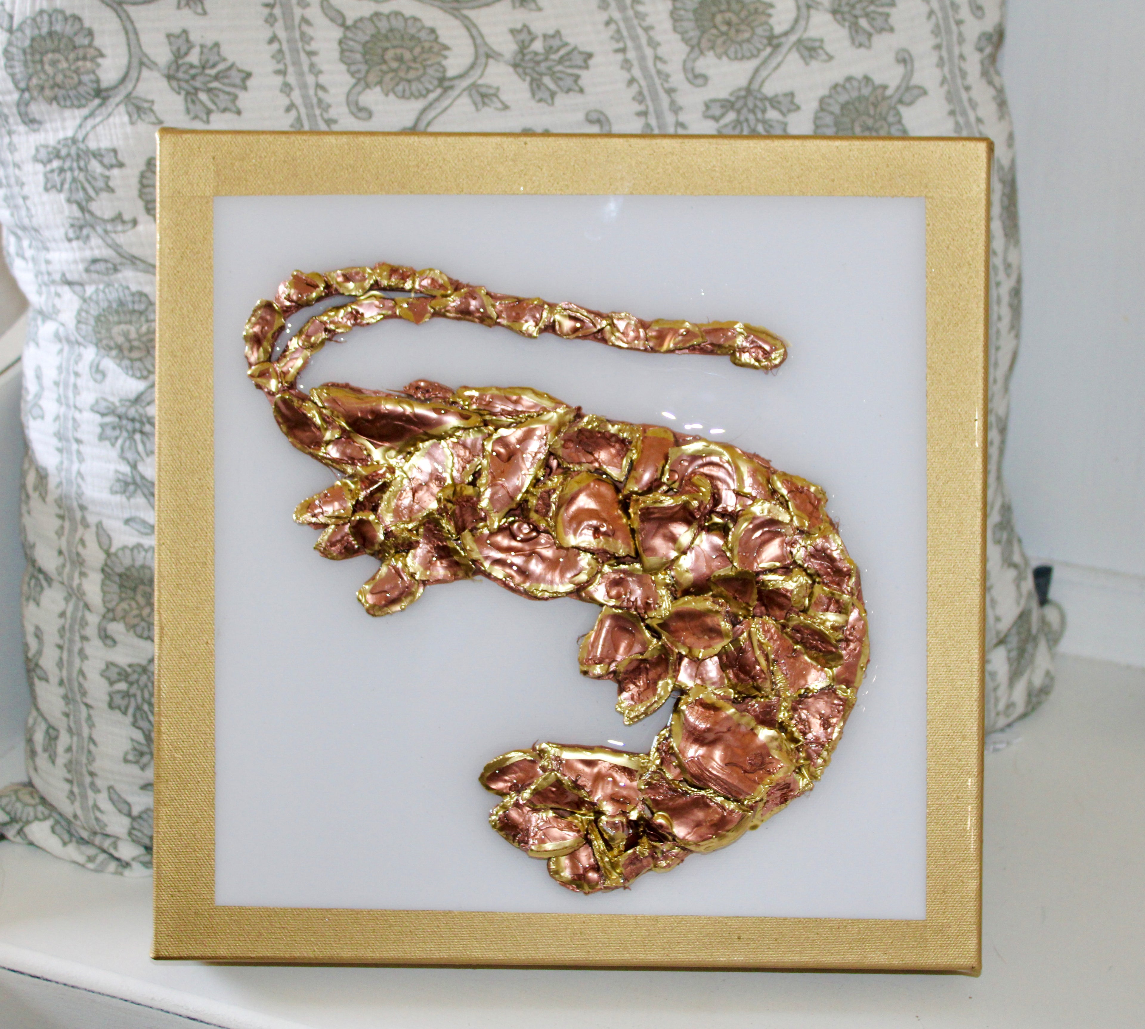 Crawfish on canvas