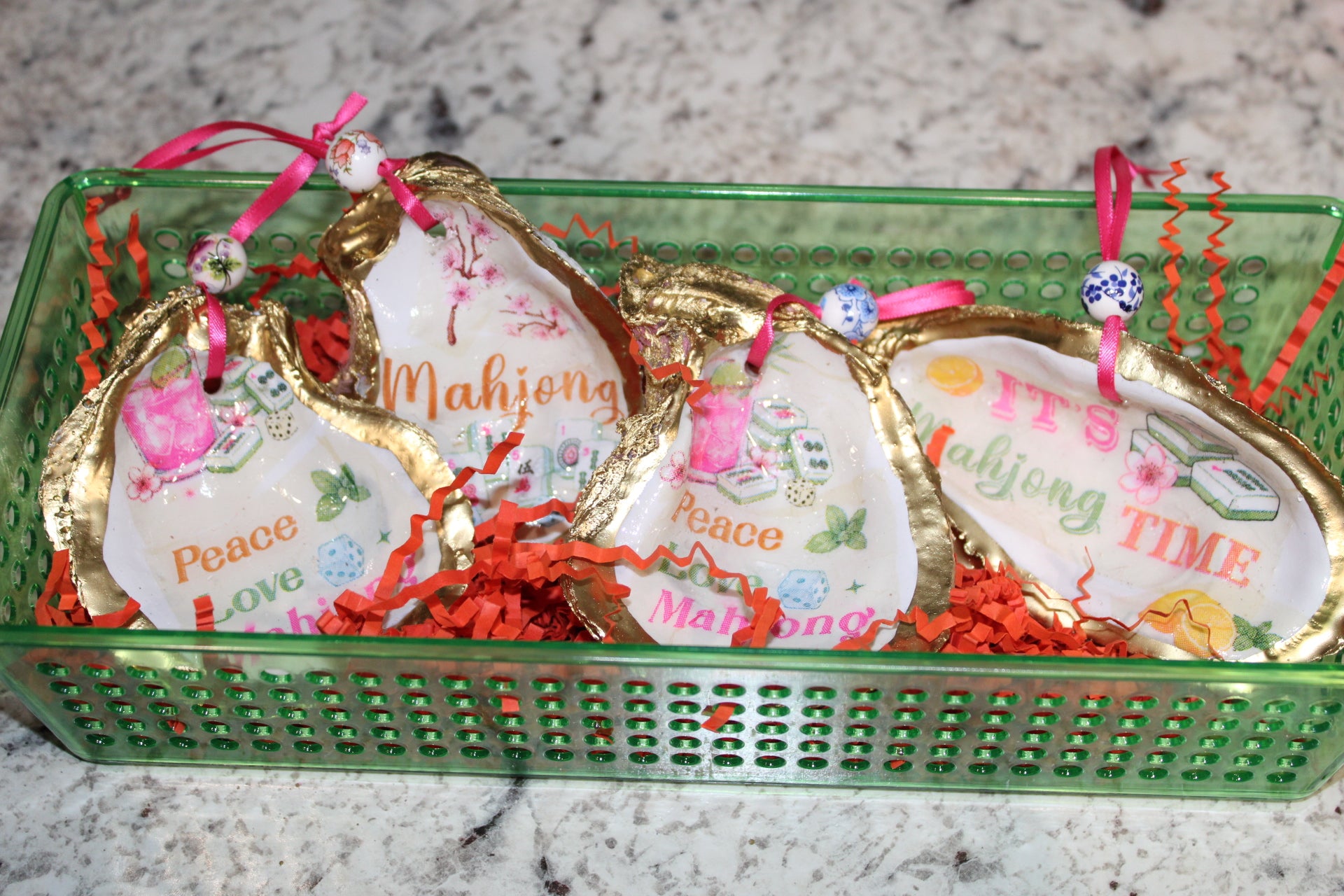 Mahjong Ornament Gift Set