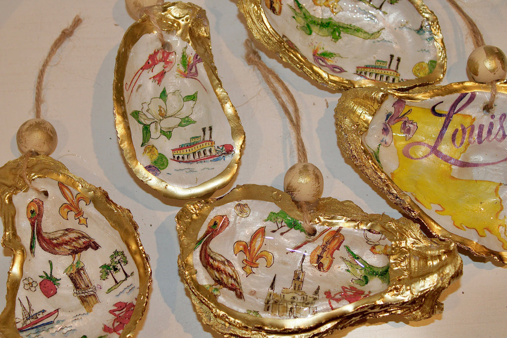 Louisiana Theme Ornaments
