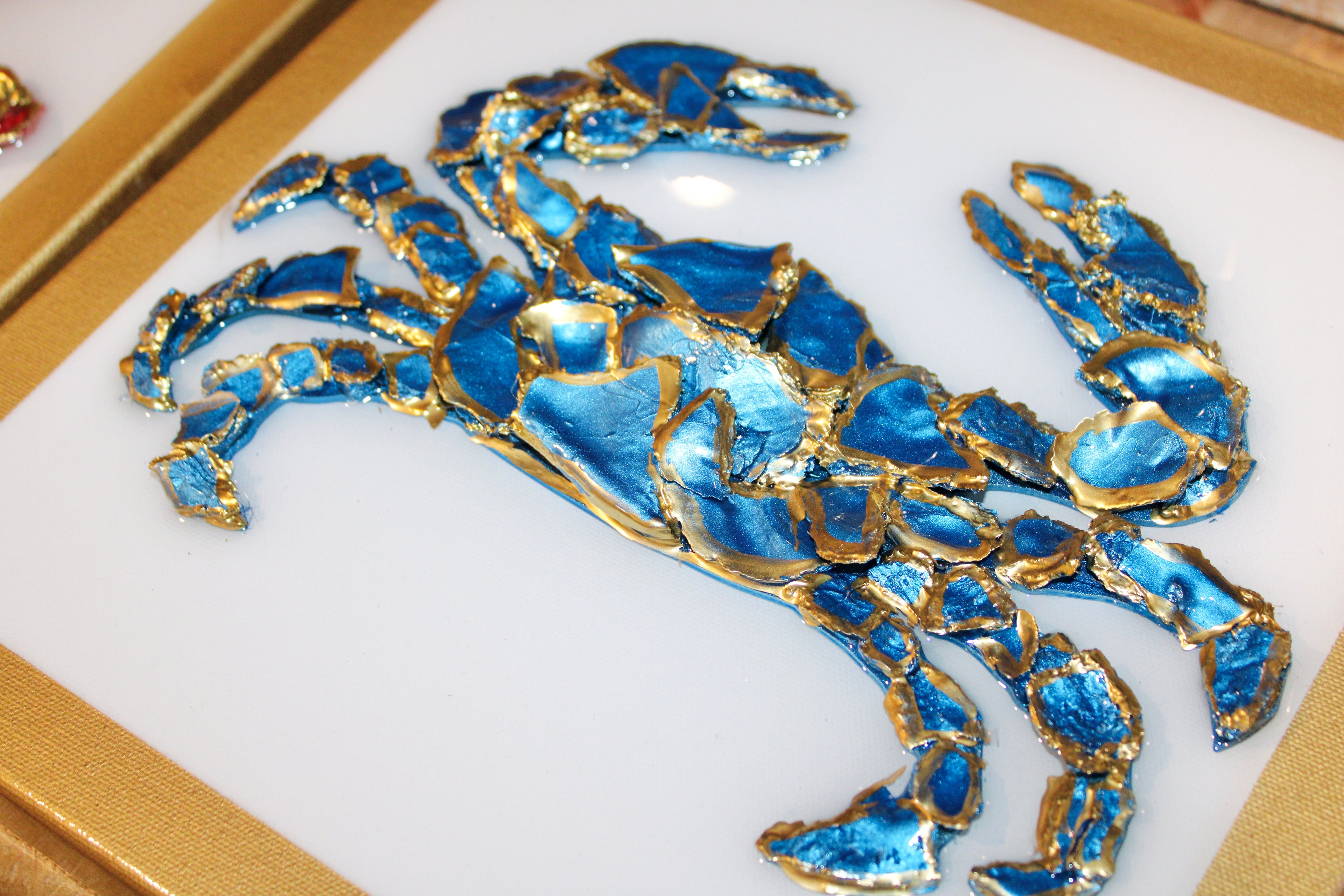 Crawfish on canvas