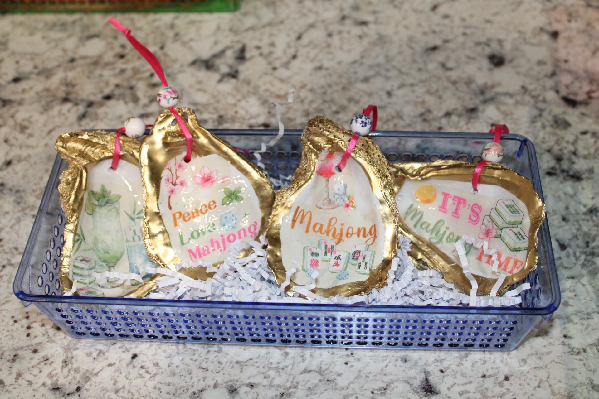 Mahjong Ornament Gift Set
